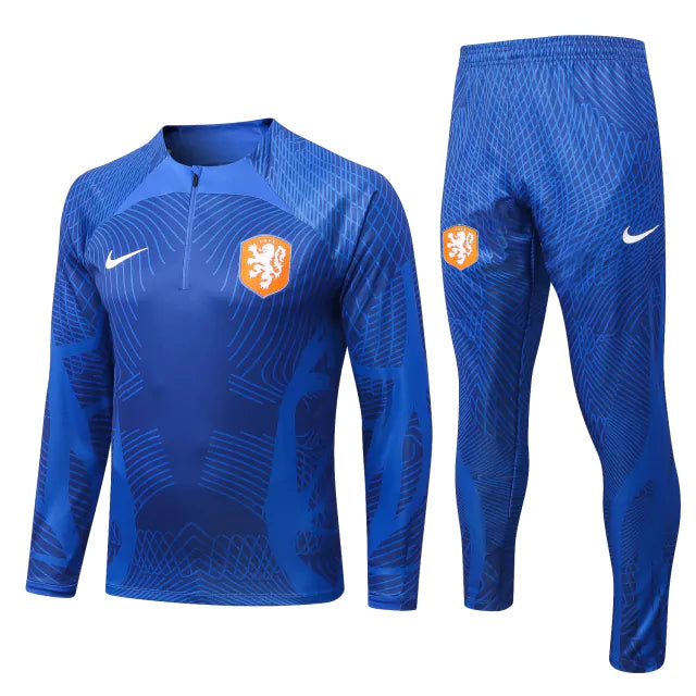 Conjunto de Treino da Holanda 22/23 Azul - JM sports