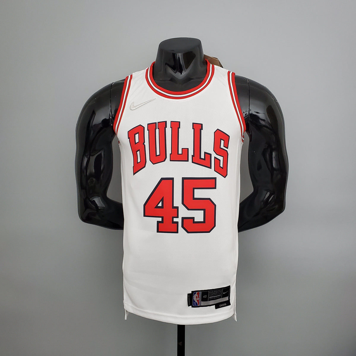 Camisa NBA Chicago Bulls #45 Jordan - 75° Aniversário White - JM sports