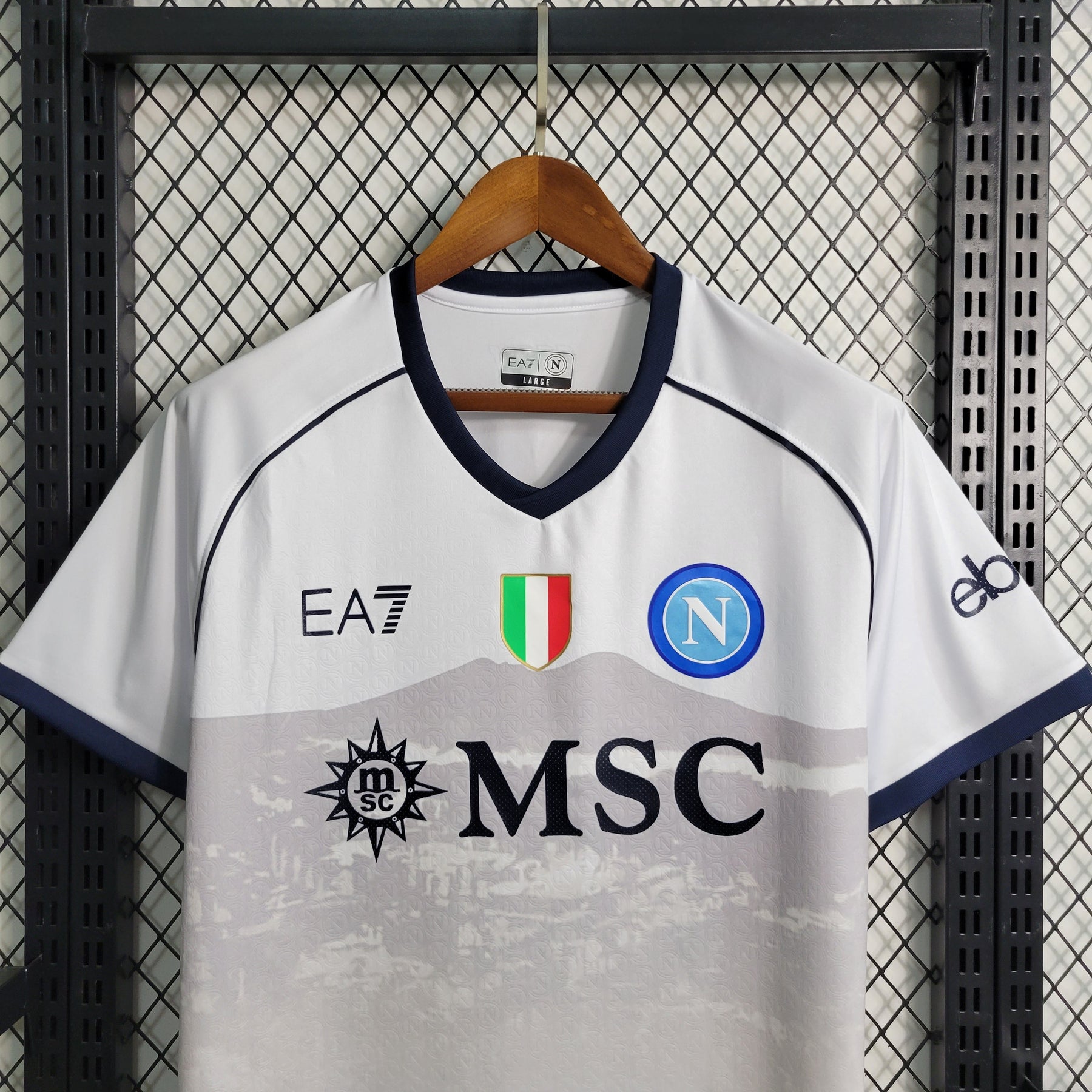 Camisa Napoli Away 23/24 EA7 Torcedor Masculina - JM sports