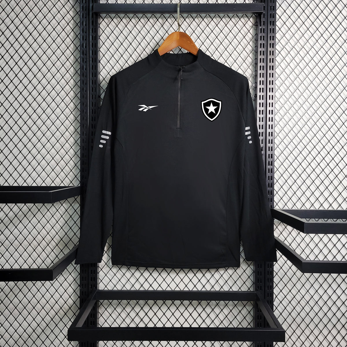 Jaqueta Corta Vento Preto Botafogo 23/24 - JM sports