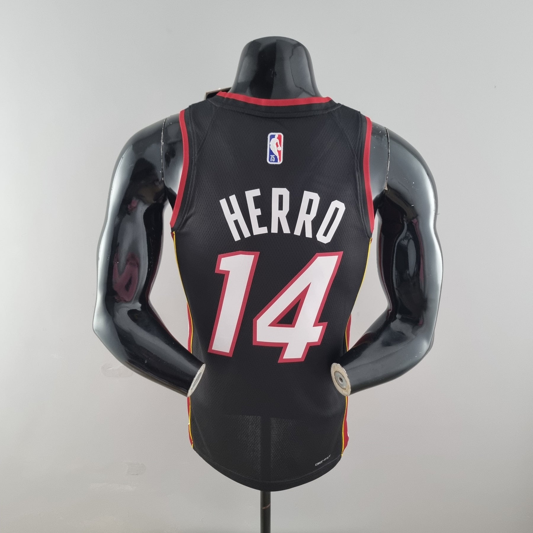Camisa NBA Miami Heat #14 Herro - 75° Aniversário Black