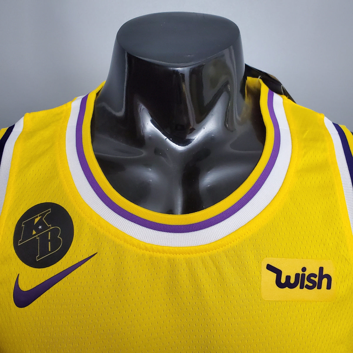 Camisa NBA Lakers #24 Bryant Commemorative Yellow - 23/24 - JM sports