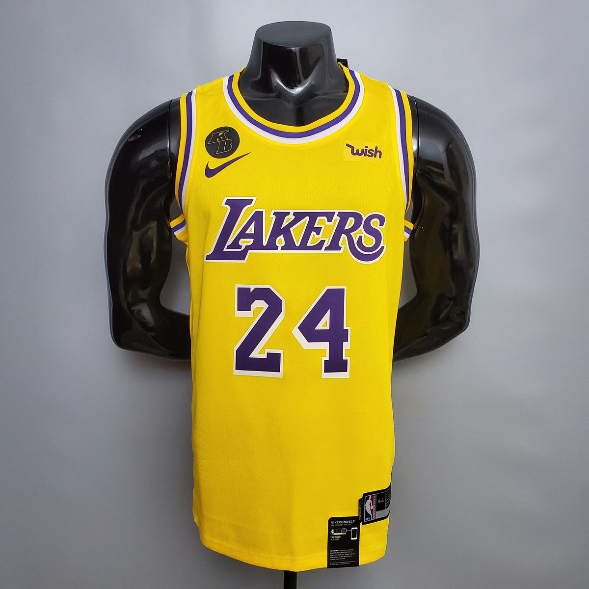 Camisa NBA Lakers #24 Bryant Commemorative Yellow - 23/24 - JM sports