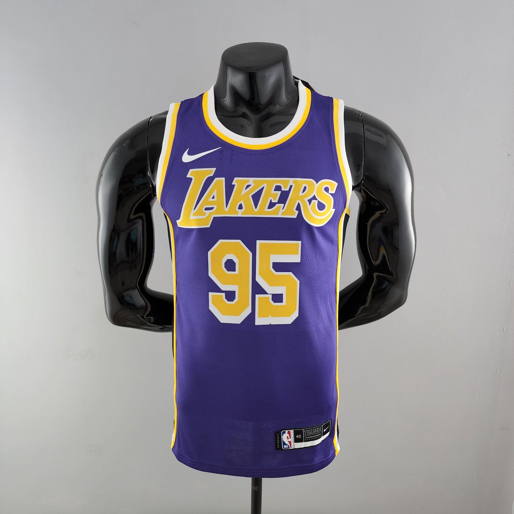 Camisa NBA Lakers #95 Toscano Roxa 75° Aniversário - 23/24