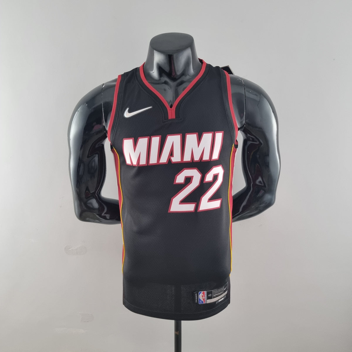 Camisa NBA Miami Heat #22 Butler - 75° Aniversário Black - JM sports