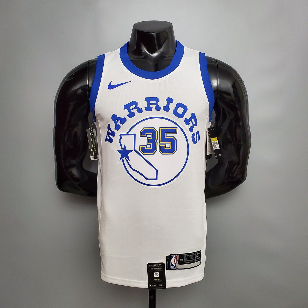 Camisa NBA Golden State Warriors #35 Durant - Retro White - JM sports