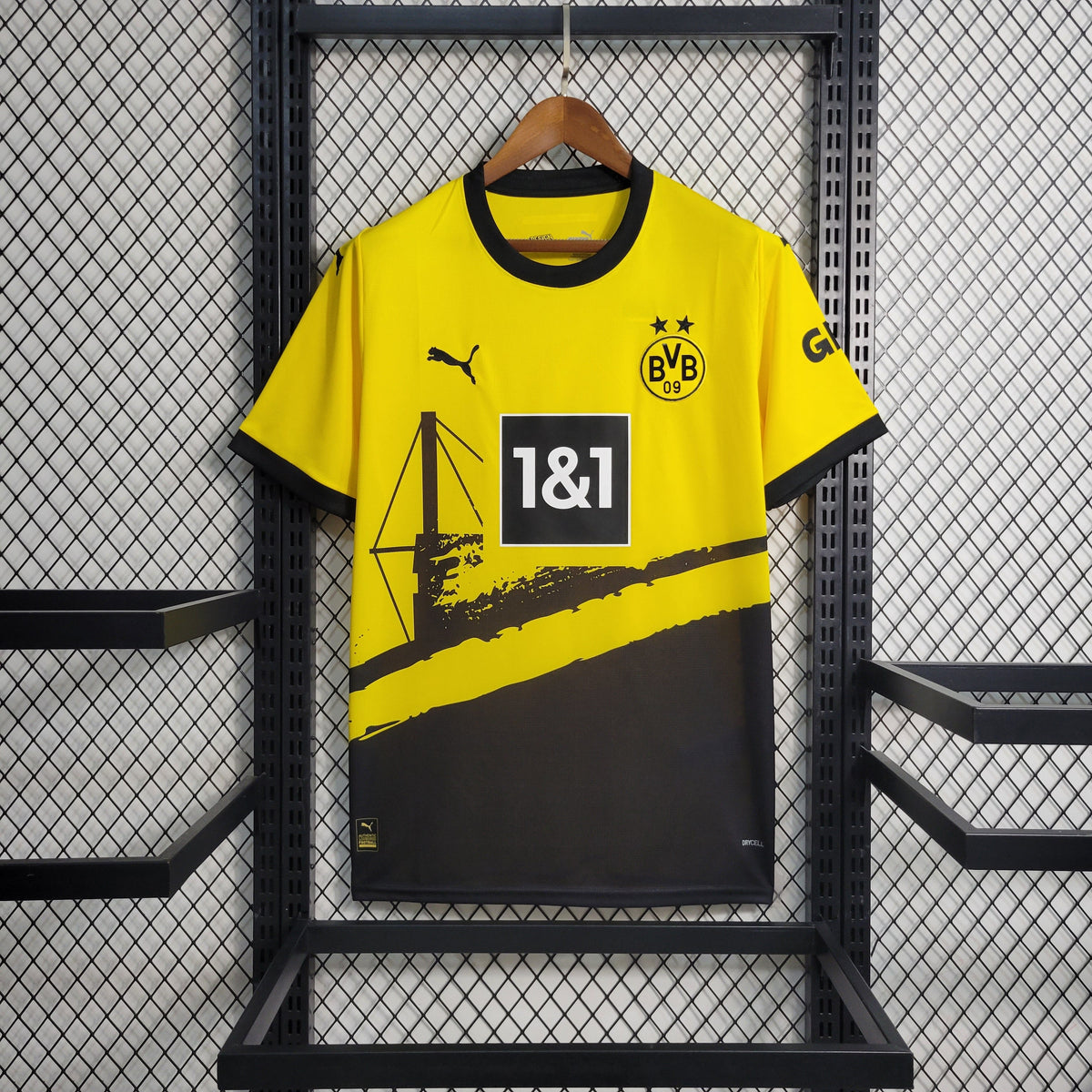 Camisa Borussia Dortmund Home 23/24 - Puma Torcedor Masculina - Lançamento - JM sports
