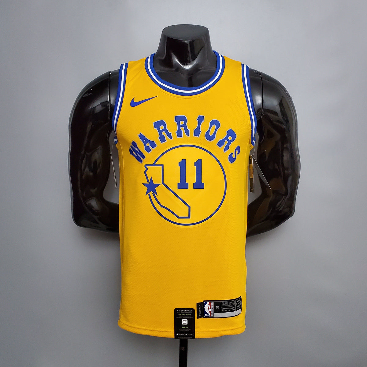 Camisa NBA Golden State Warriors #11 Thompson - Retro Yellow - JM sports