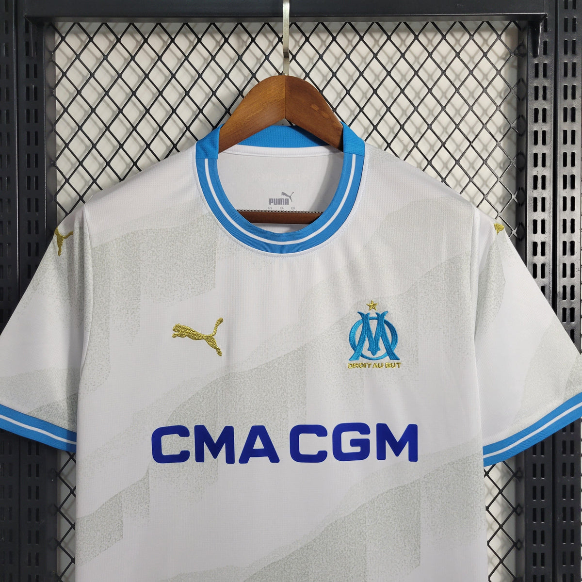 Camisa Olympique de Marseille Home 23/24 - Puma Torcedor Masculina - JM sports