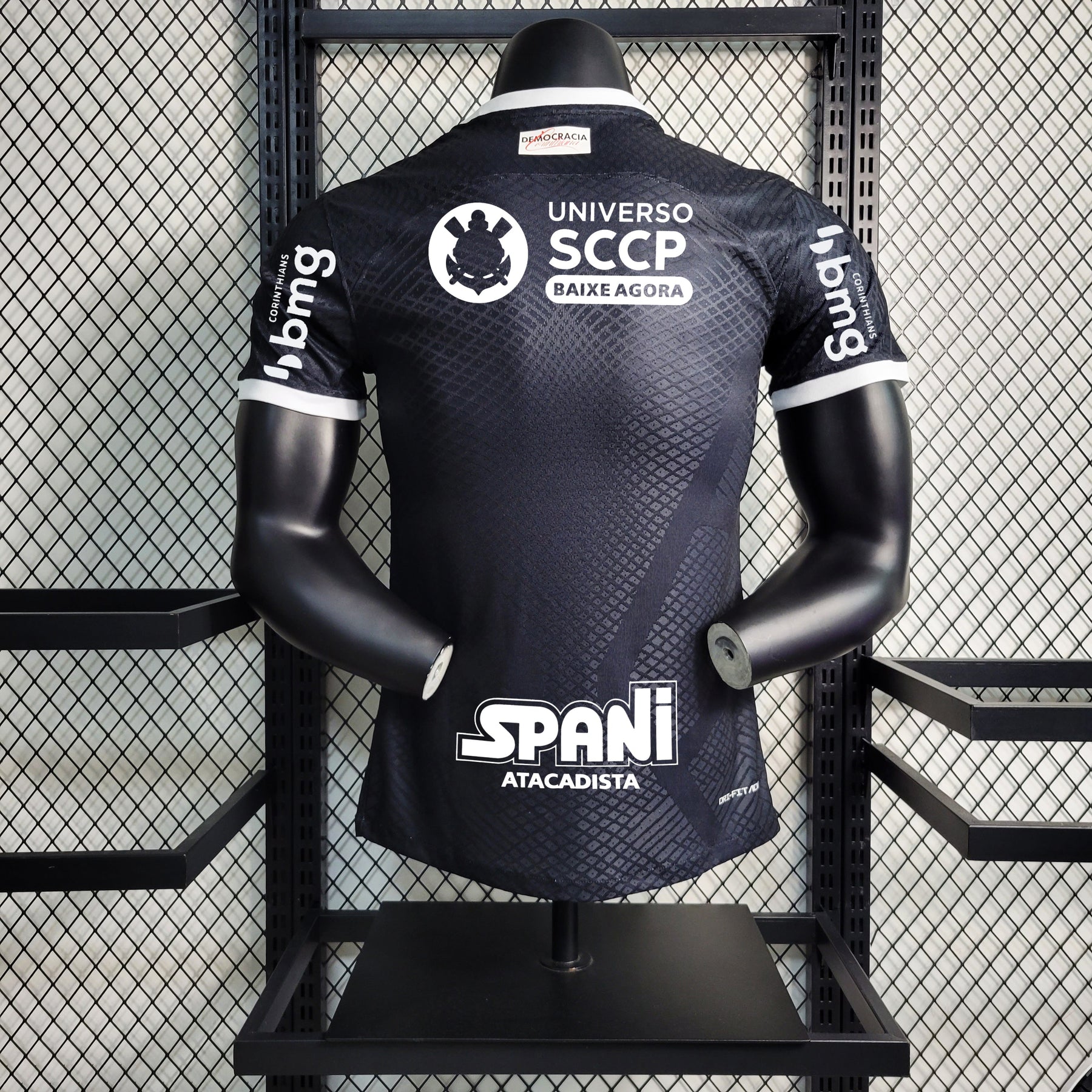 Camisa Corinthians Away 23/24 Nike Jogador Masculina + Patrocínio - JM sports