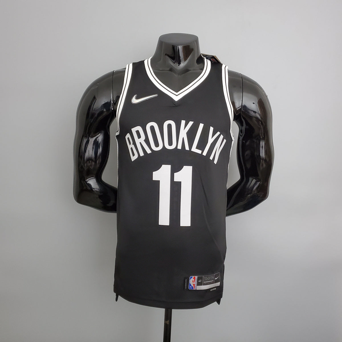 Camisa NBA Brooklyn Nets #11 Irving - 75° Aniversário Black - JM sports