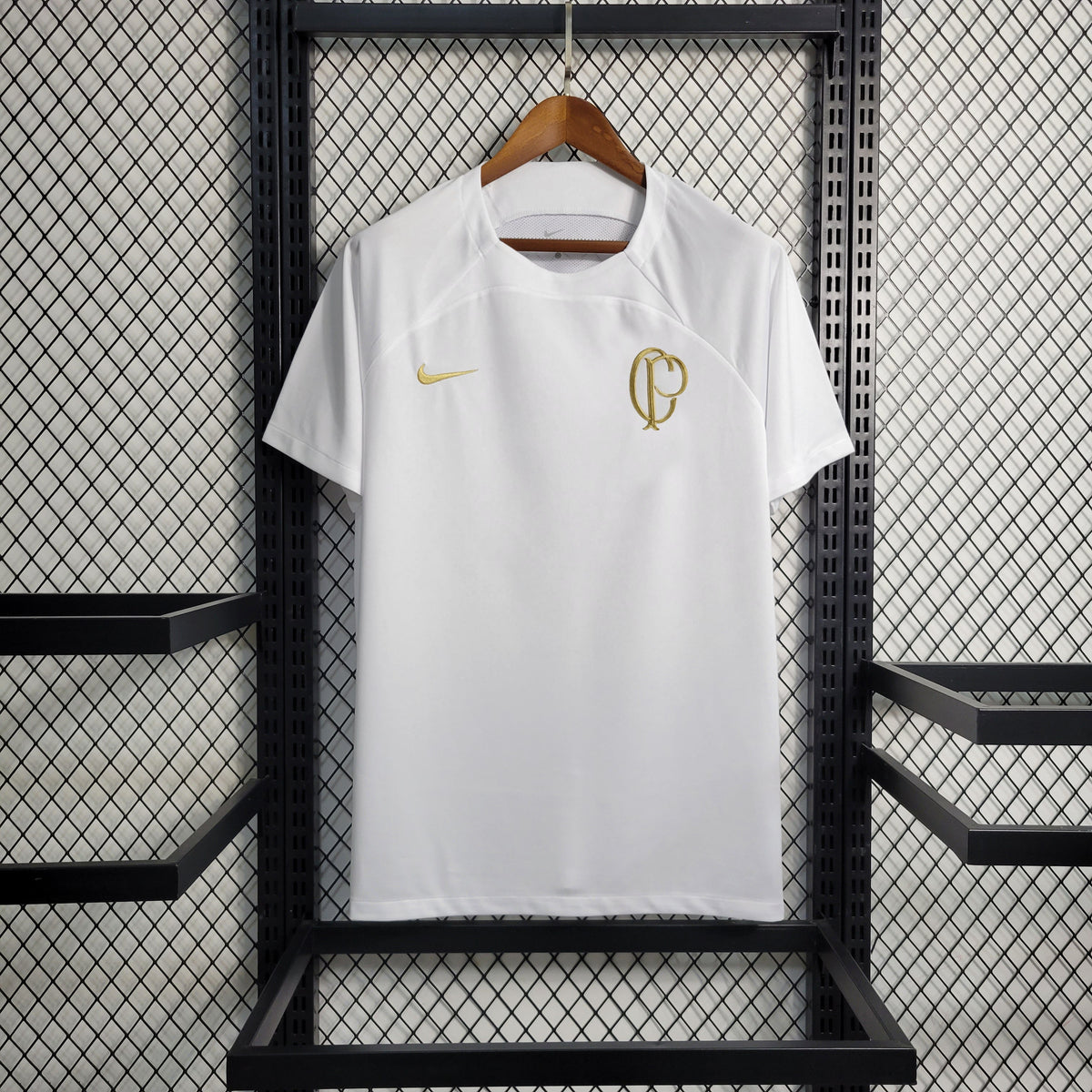 Camisa Corinthians Treino 23/24 - Nike Torcedor Masculina - Branco - JM sports