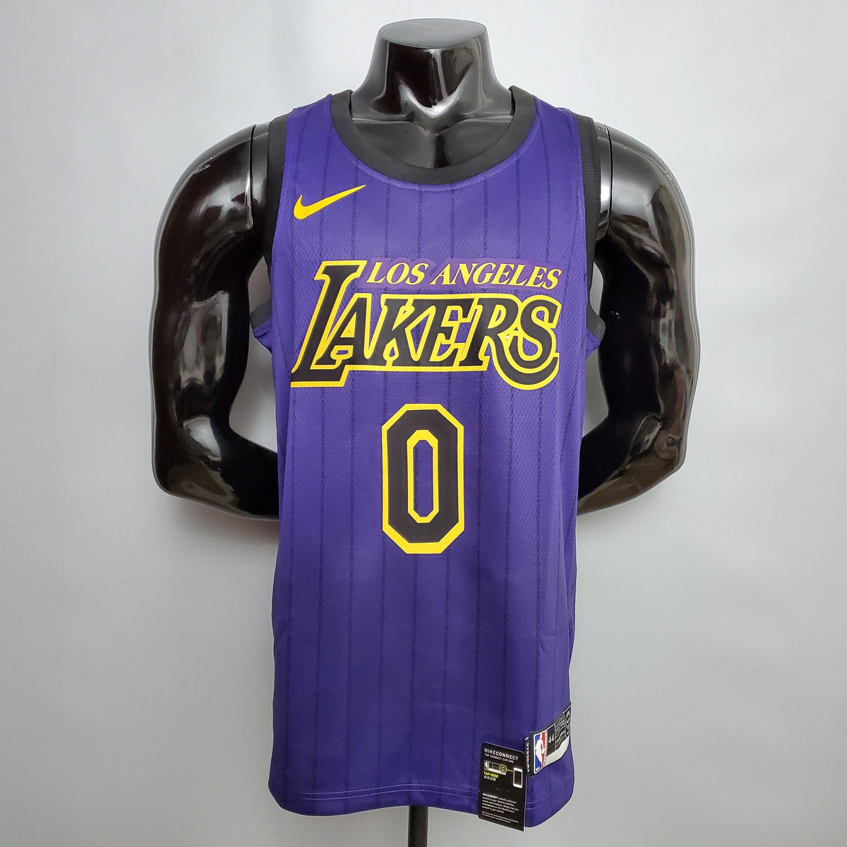 Camisa NBA Lakers #0 Young Purple Stripe - 23/24 - JM sports