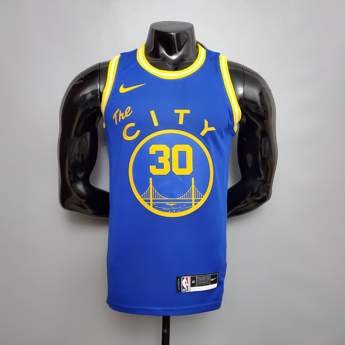 Camisa NBA Golden State Warriors #30 Curry - Train Blue - JM sports