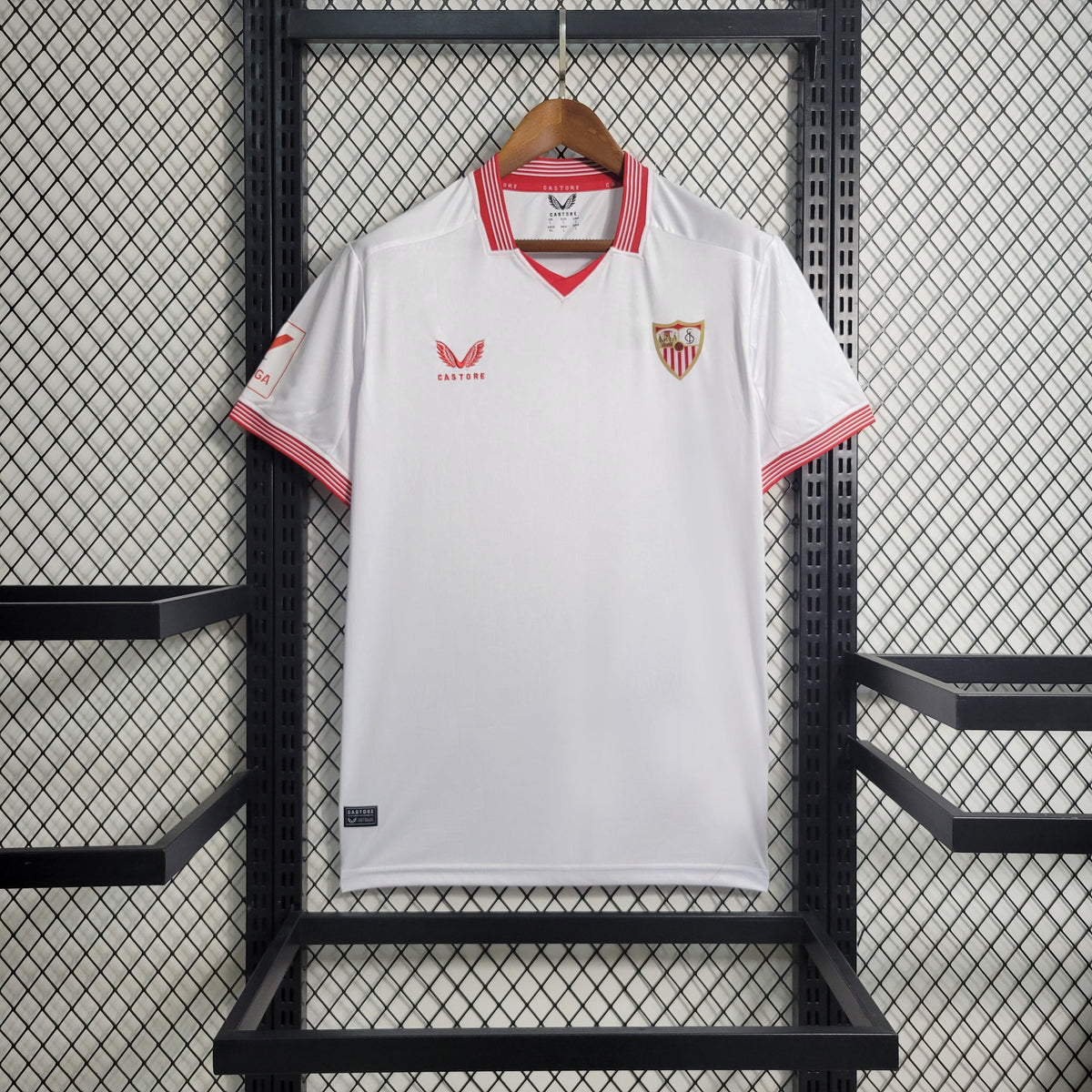 Camisa Sevilla Home 23/24 Castore Torcedor Masculina - JM sports