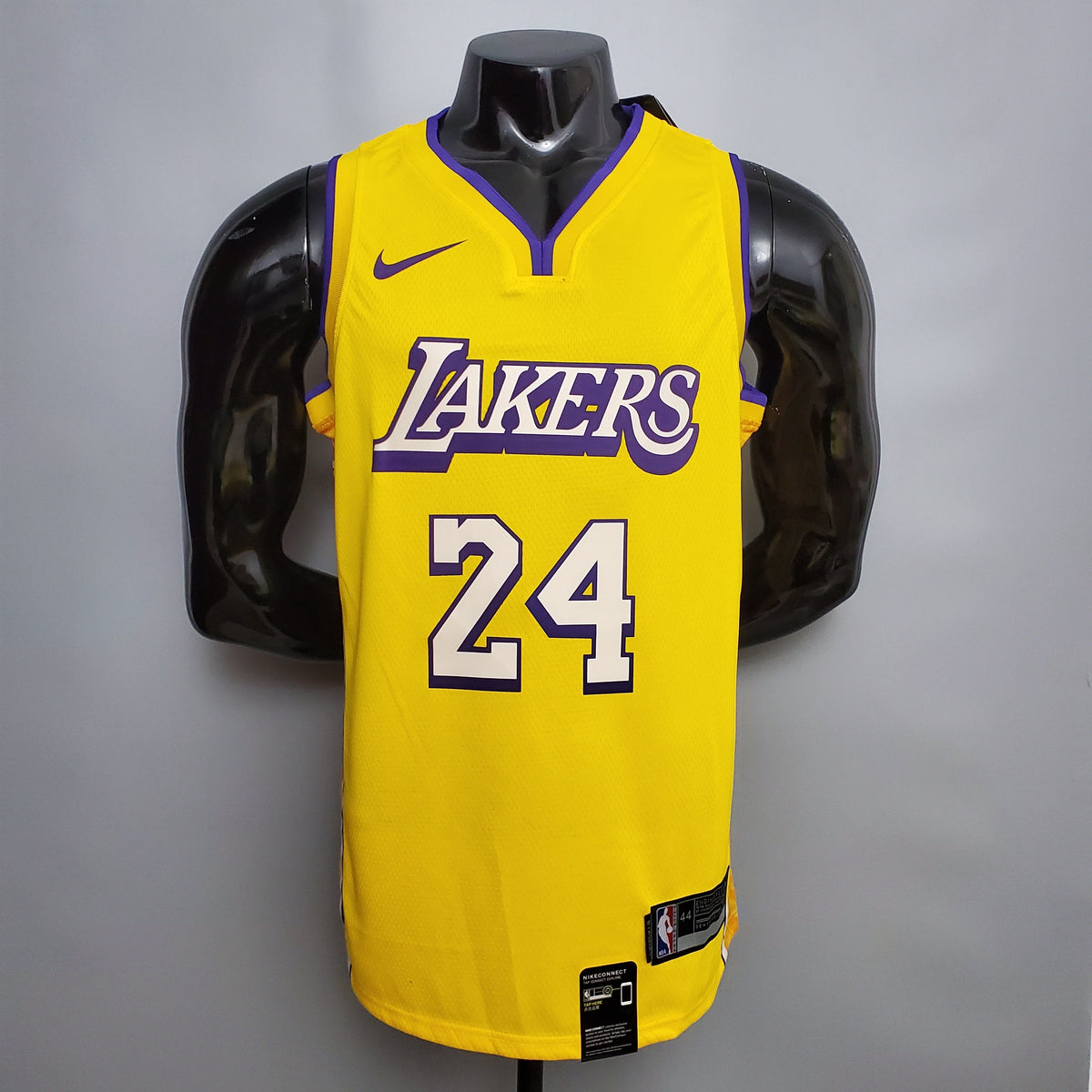 Camisa NBA Lakers #24 Bryant V-neck City Yellow - 23/24 - JM sports