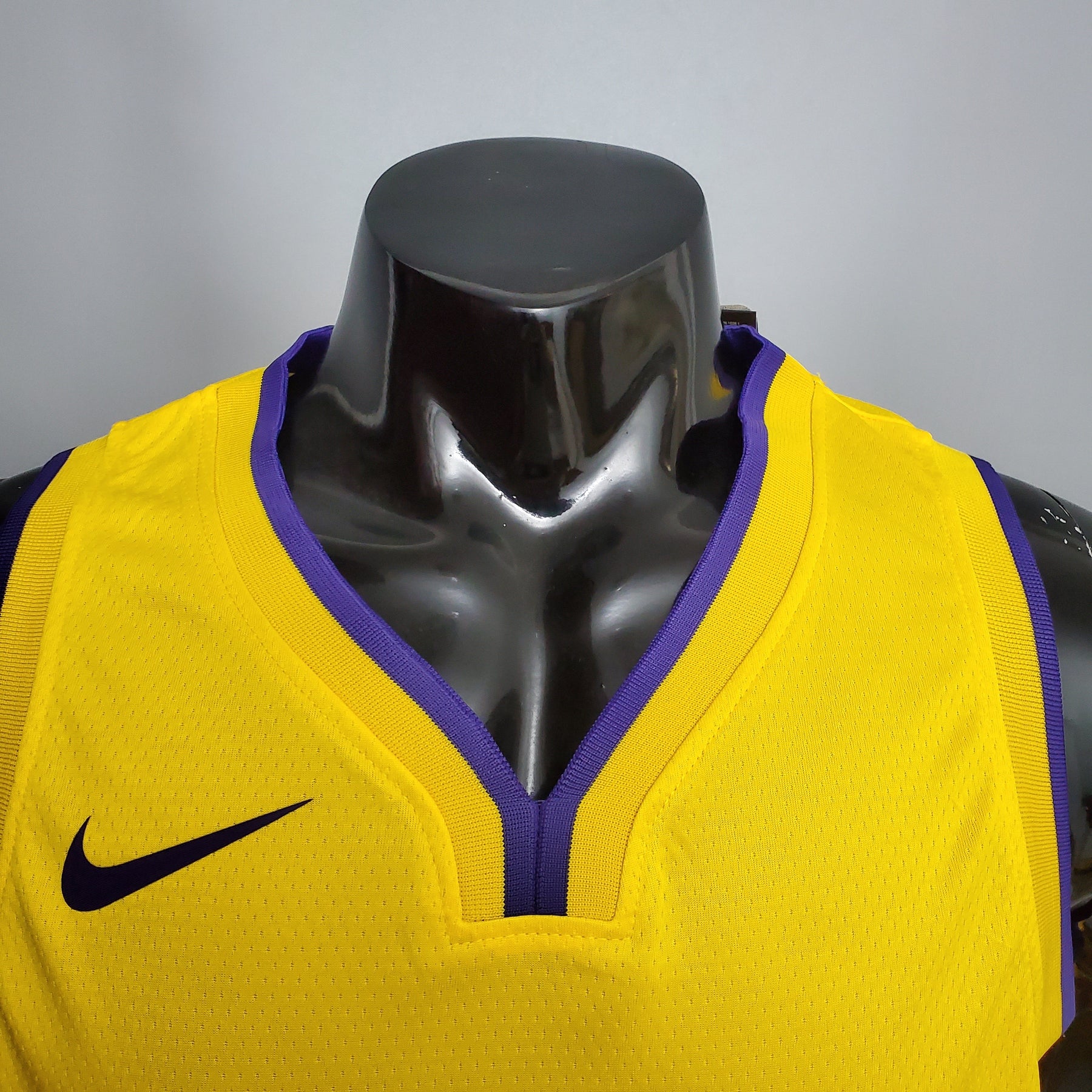 Camisa NBA Lakers #23 James V-neck City Yellow - 23/24