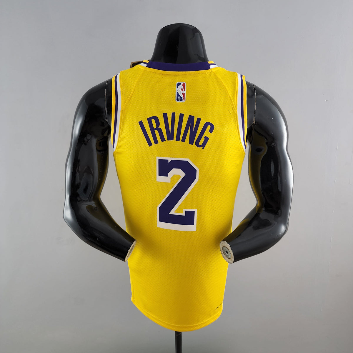 Camisa NBA Lakers #2 Irving 75° Aniversário Amarela - 23/24 - JM sports