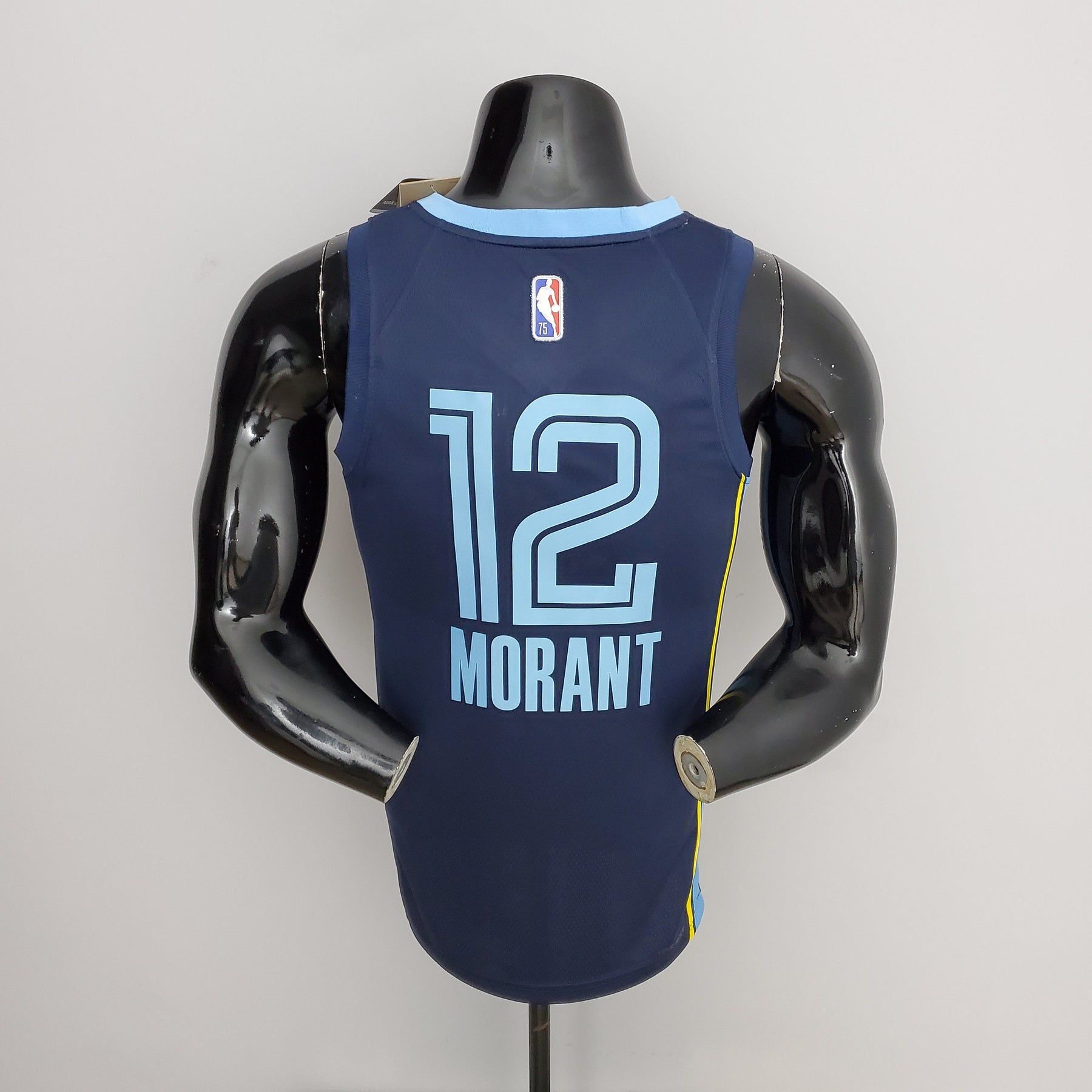 Camisa NBA Memphis Grizzlies #12 Morant - 75° Aniversário Blue