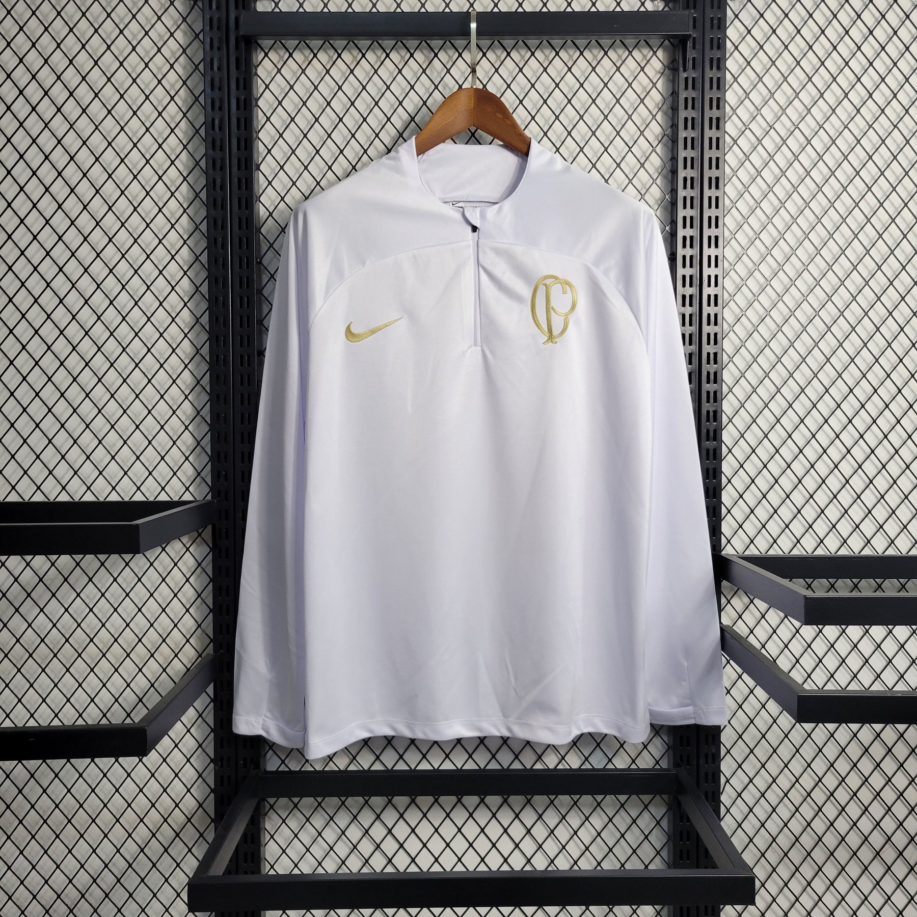 Jaqueta Corta Vento Branco Corinthians 23/24 - JM sports