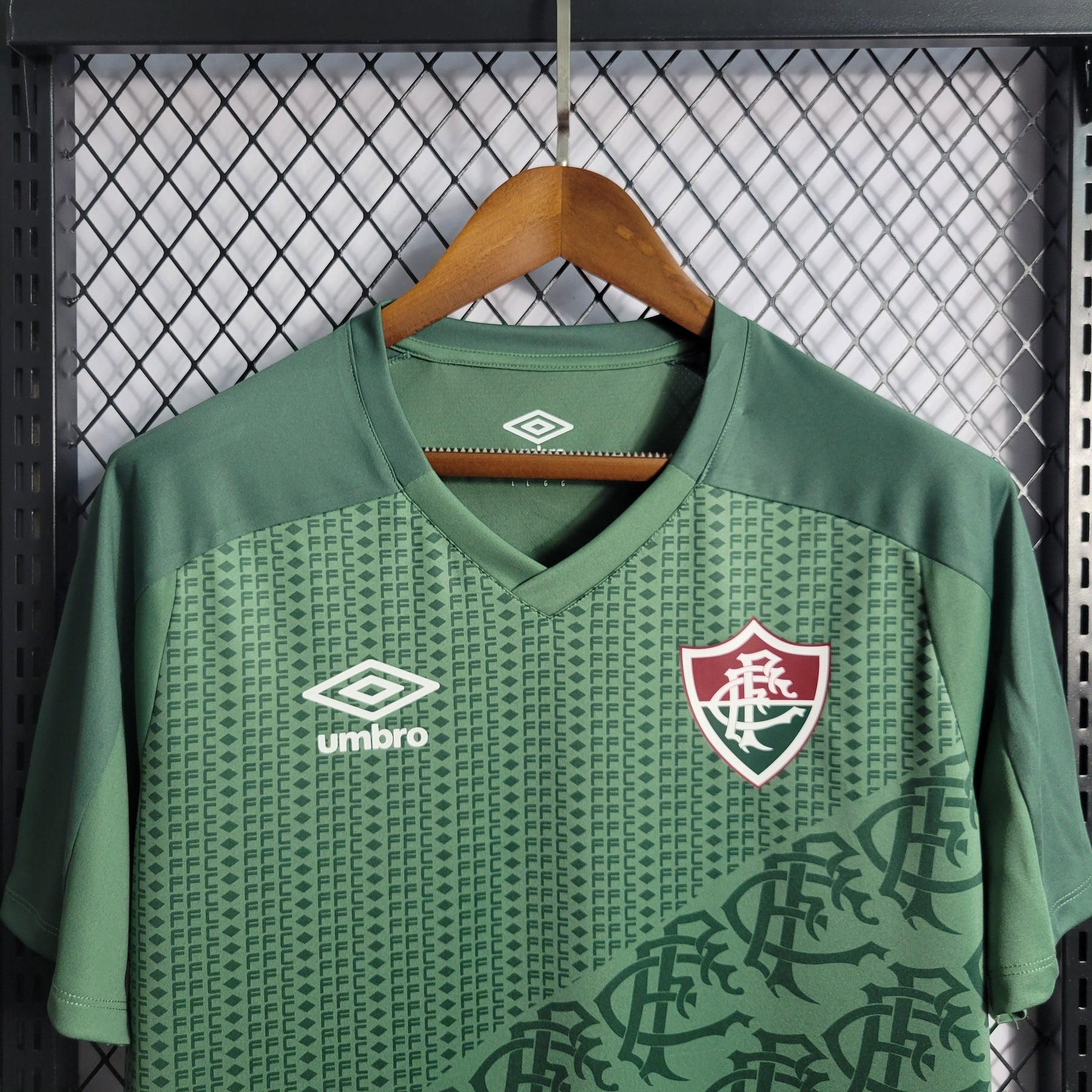 Camisa Fluminense Treino 23/24 - Umbro Torcedor Masculina - Verde - JM sports