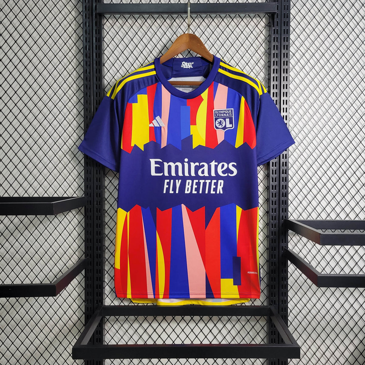 Camisa Lyon Away II 23/24 - Adidas Torcedor Masculina - Lançamento - JM sports
