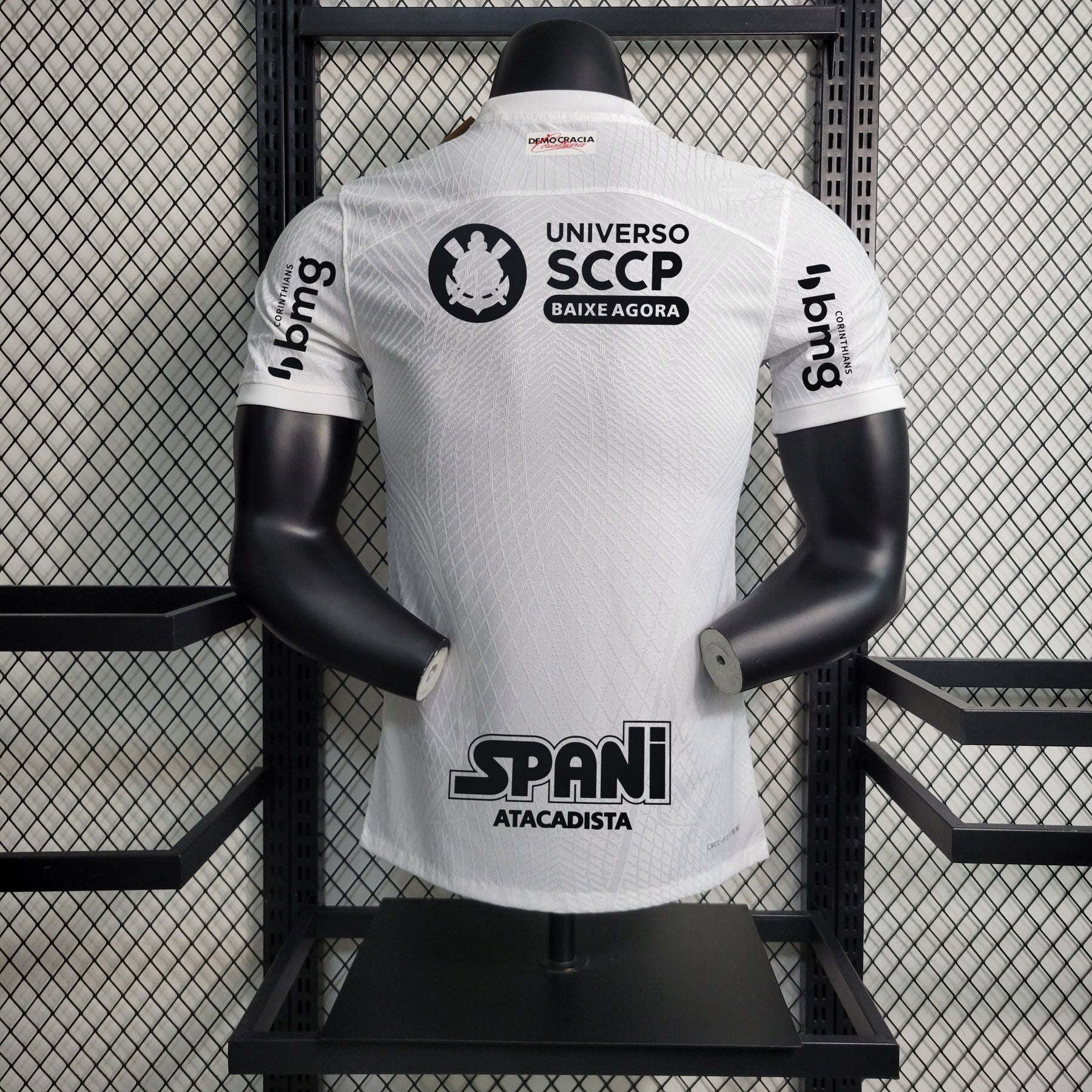 Camisa Corinthians Home 23/24 Nike Jogador Masculina + Patrocínio - JM sports