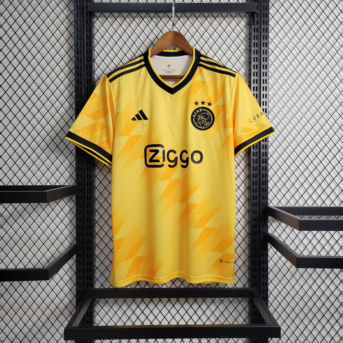 Camisa Ajax Yellow 23/24 - Adidas Torcedor Masculina - JM sports
