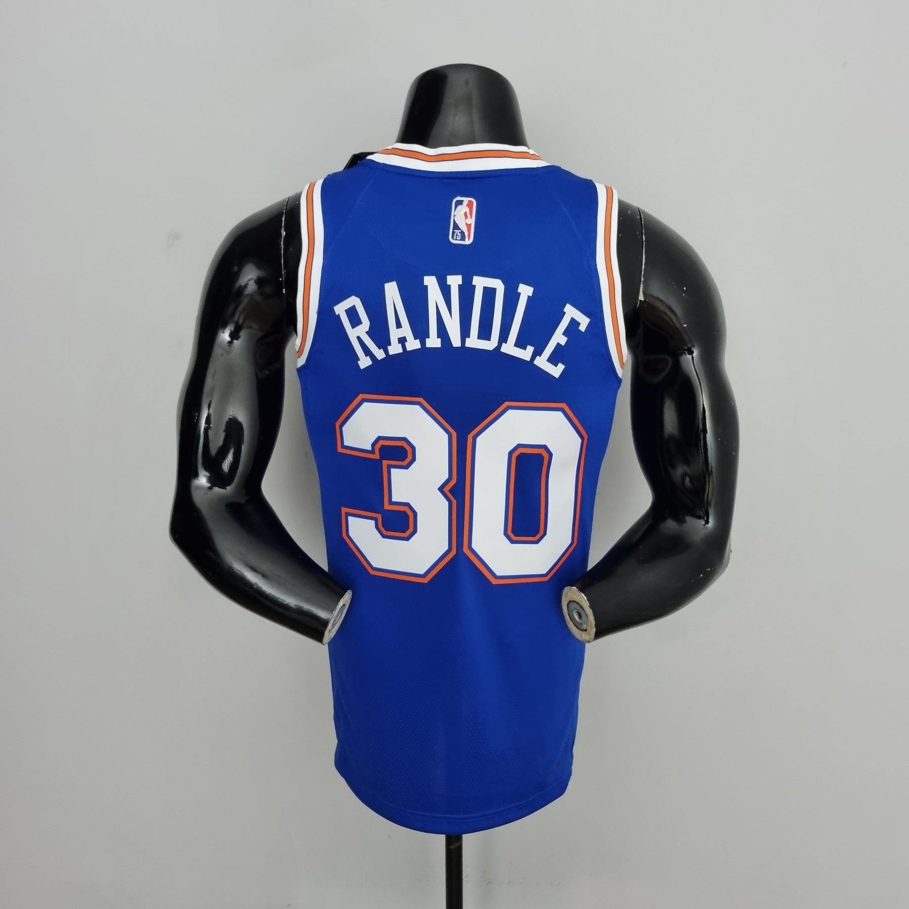 Camisa NBA NY Knicks #30 Randle - 75° Aniversário Limited Blue