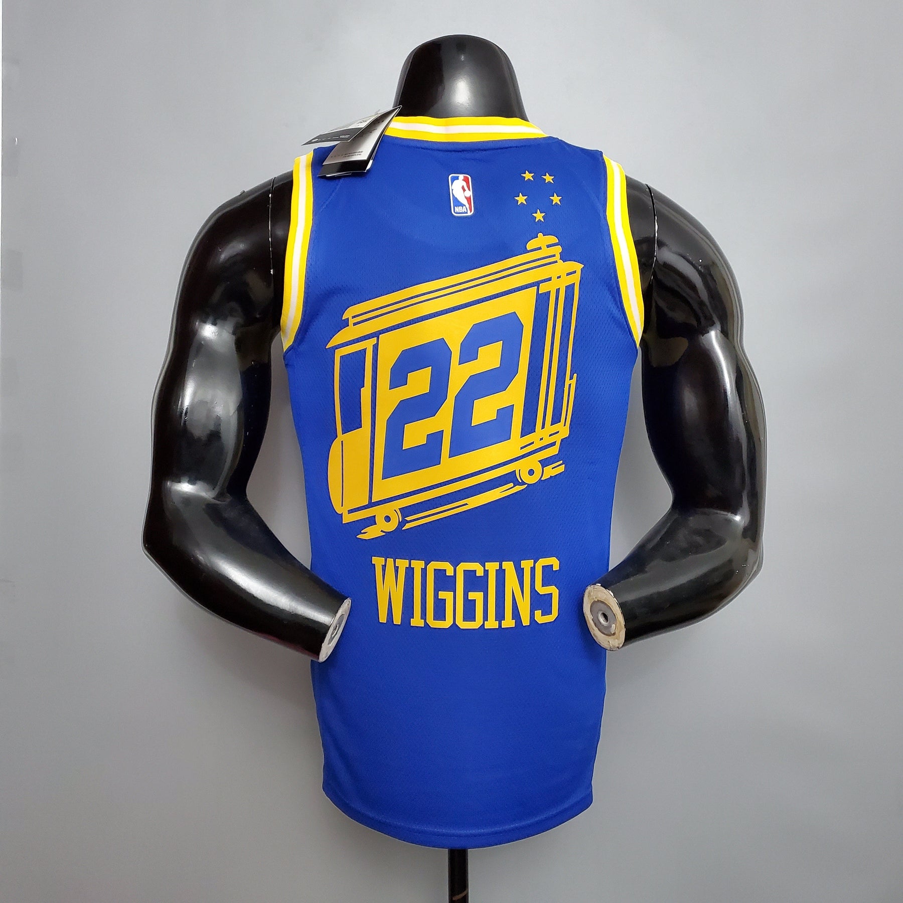 Camisa NBA Golden State Warriors #22 Wiggins - Train Blue