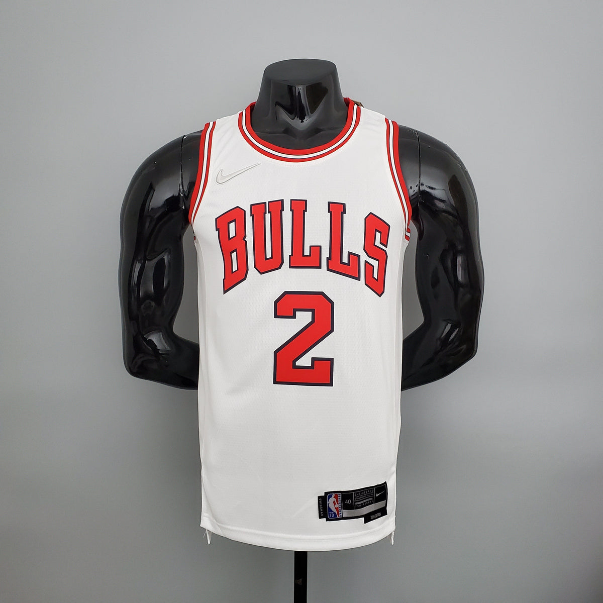 Camisa NBA Chicago Bulls #2 Ball - 75° Aniversário White - JM sports