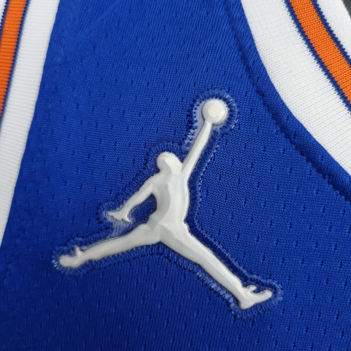 Camisa NBA NY Knicks #7 Anthony - 75° Aniversário Limited Blue - JM sports