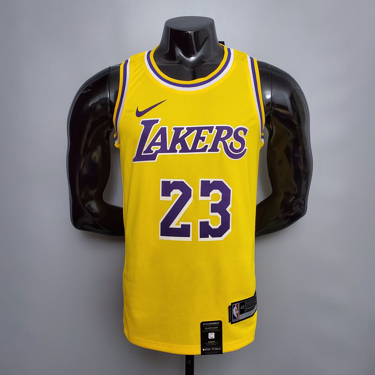 Camisa NBA Lakers #23 James Finals Yellow - 23/24 - JM sports