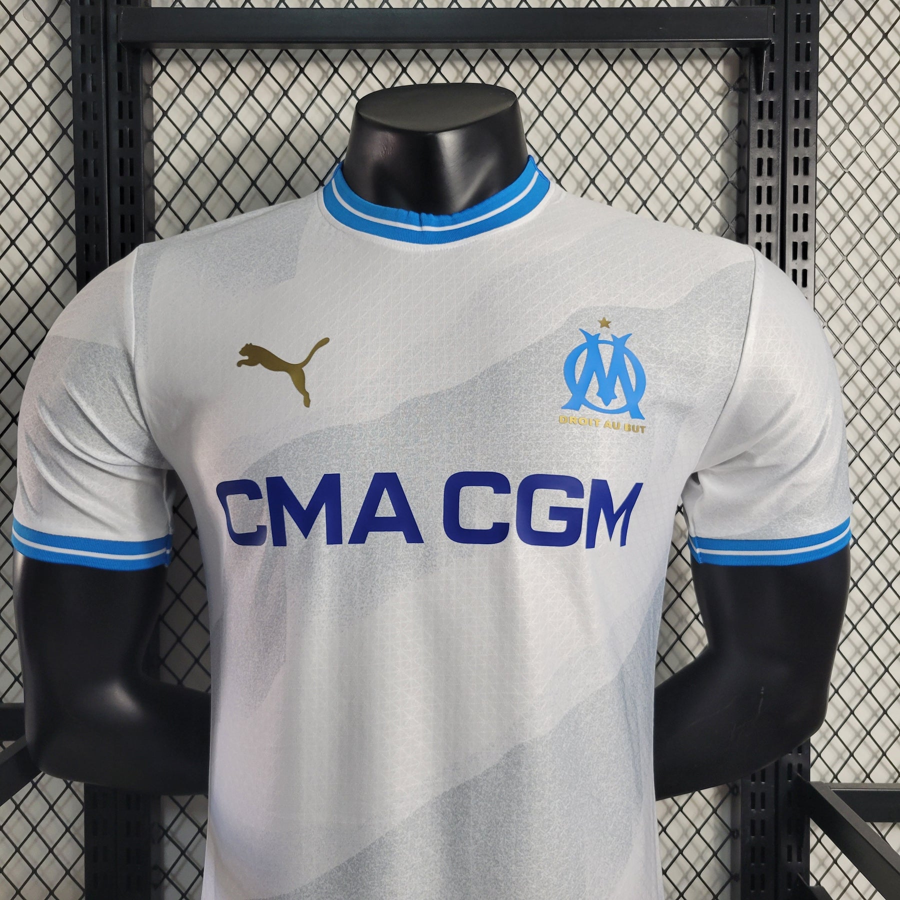 Camisa Olympique Marseille 23/24 - Puma Jogador Masculina - JM sports