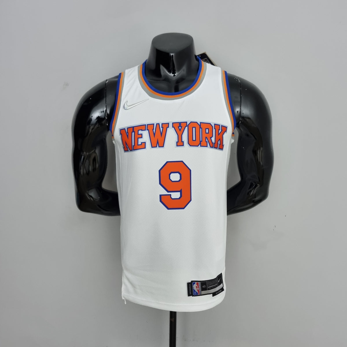 Camisa NBA NY Knicks #9 Barret - 75° Aniversário White - JM sports