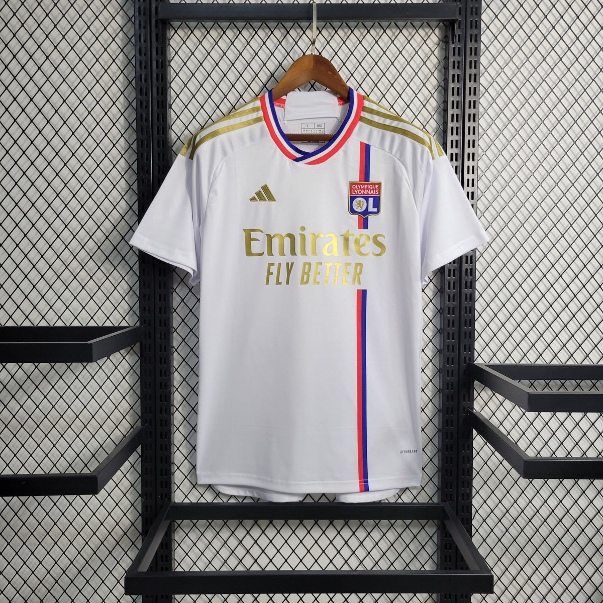 Camisa Lyon Home 23/24 - Adidas Torcedor Masculina - Lançamento - JM sports