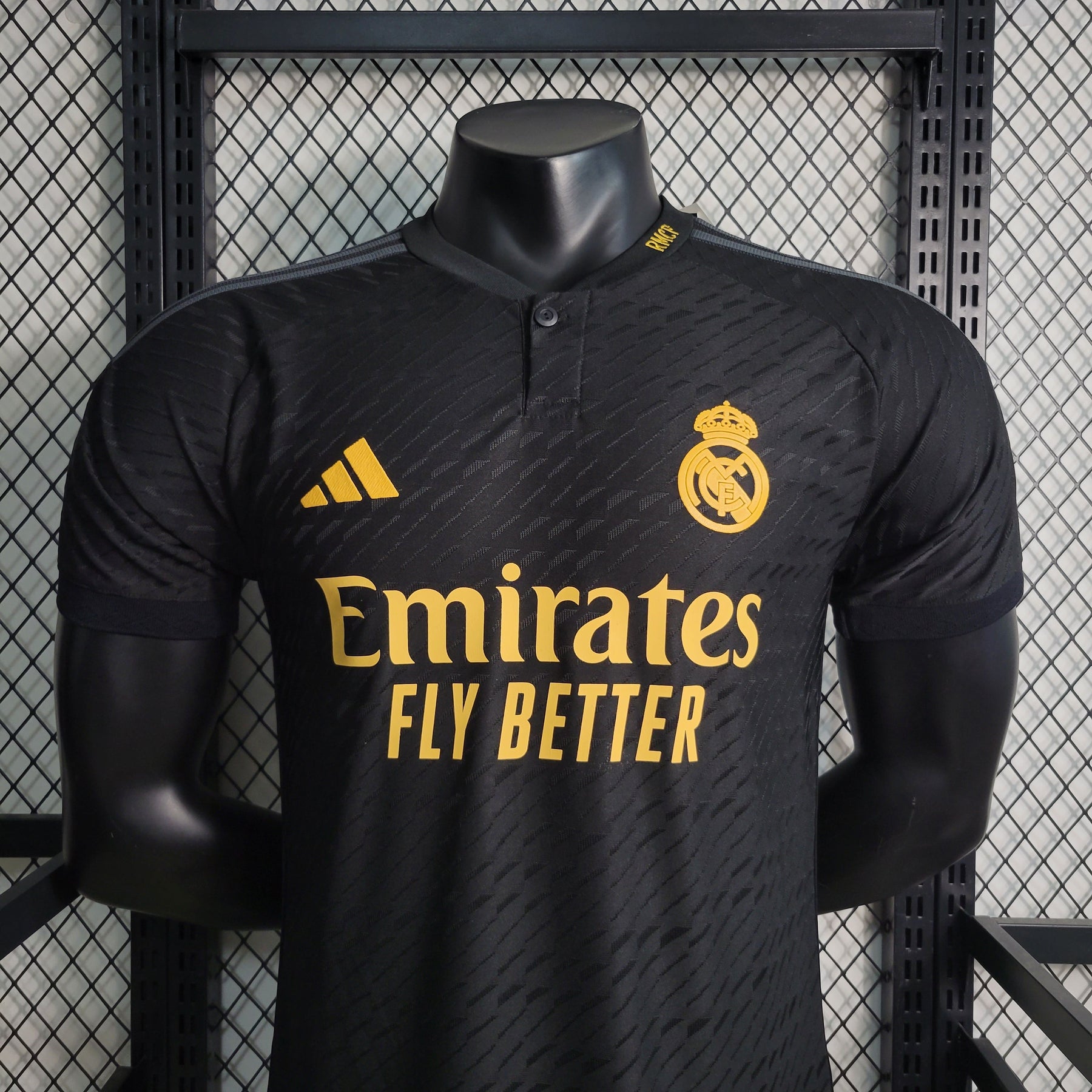 Camisa Real Madrid Away Preta III 23/24 - Versão Jogador Masculina - JM sports