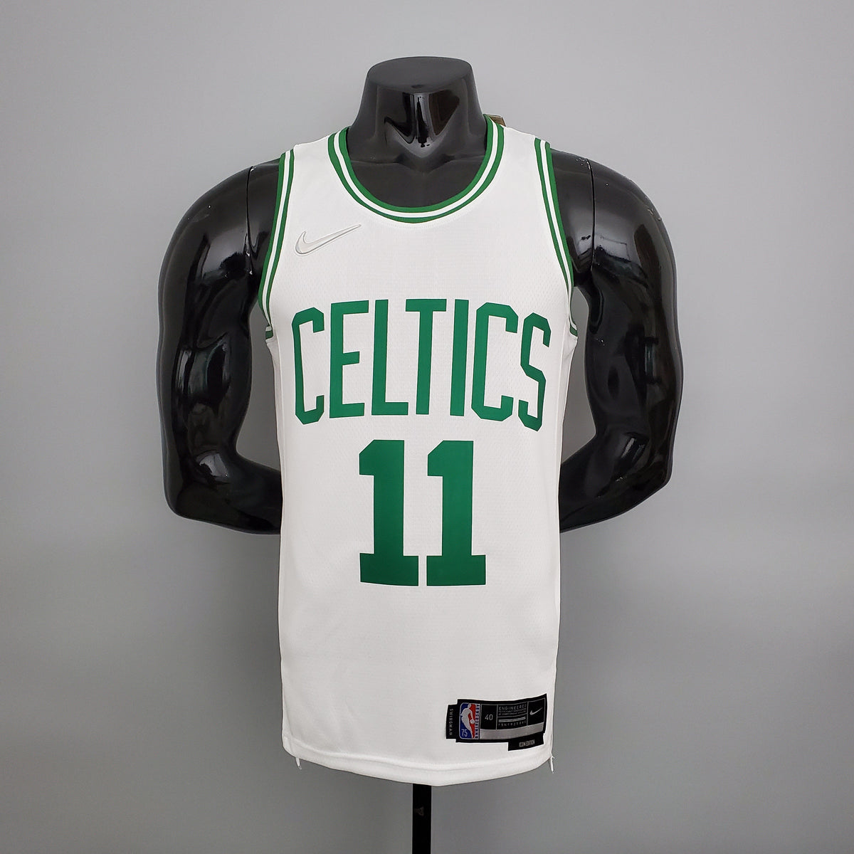 Camisa NBA Boston Celtics #11 Irving - 75° Aniversário White - JM sports