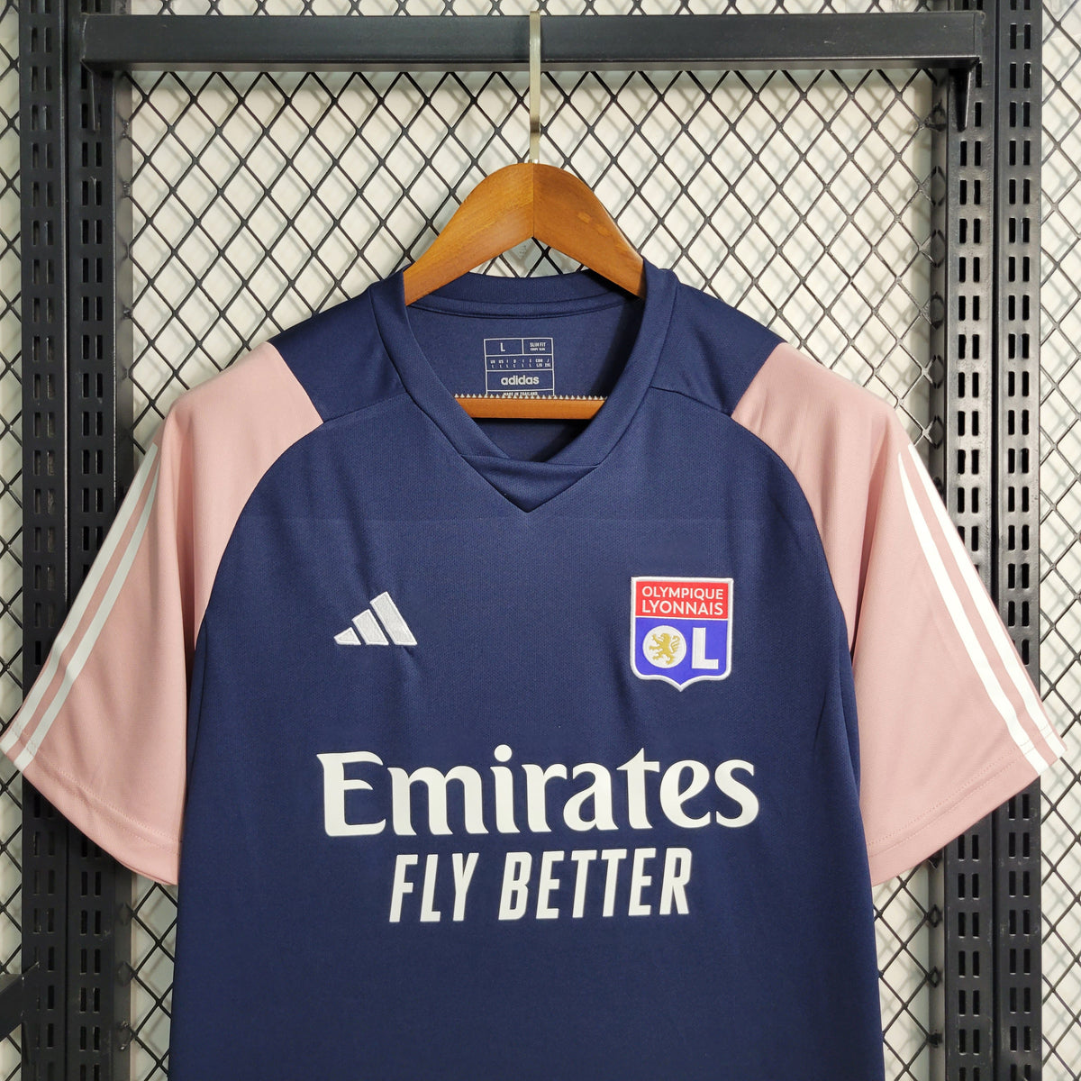 Camisa Lyon Treino 23/24 - Adidas Torcedor Masculina - Azul - JM sports