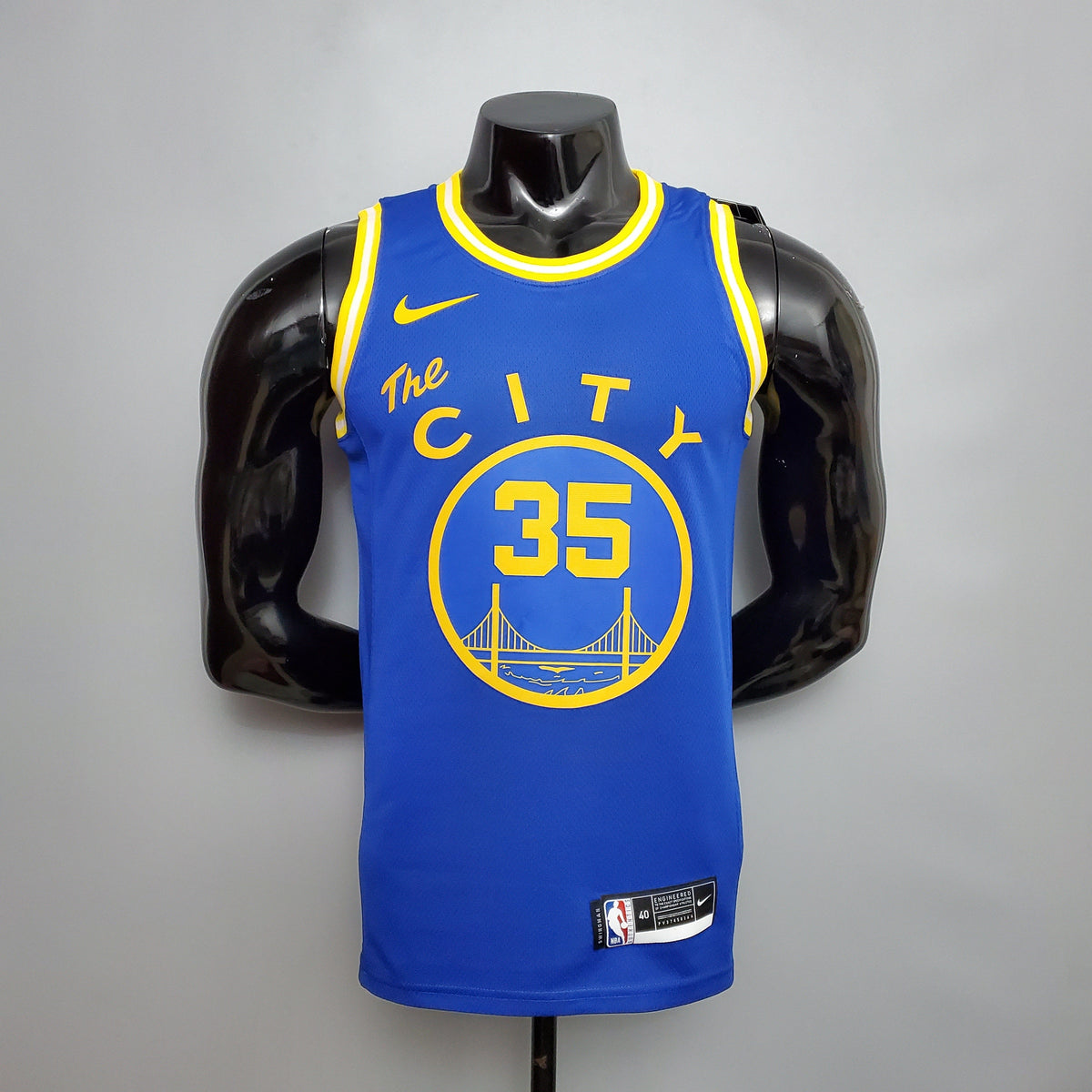 Camisa NBA Golden State Warriors #35 Durant - Train Blue - JM sports