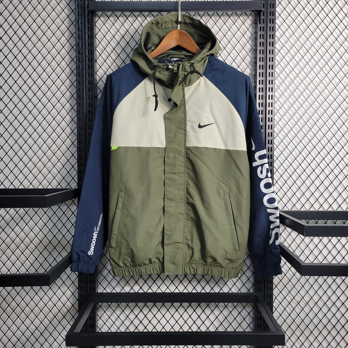 Jaqueta Corta Vento Nike 23/24 Verde - JM sports