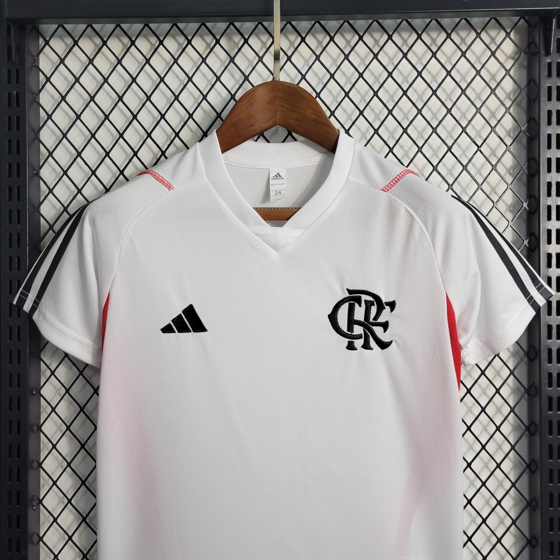 Kit Infantil Flamengo Treino 23/24 - Branco - JM sports