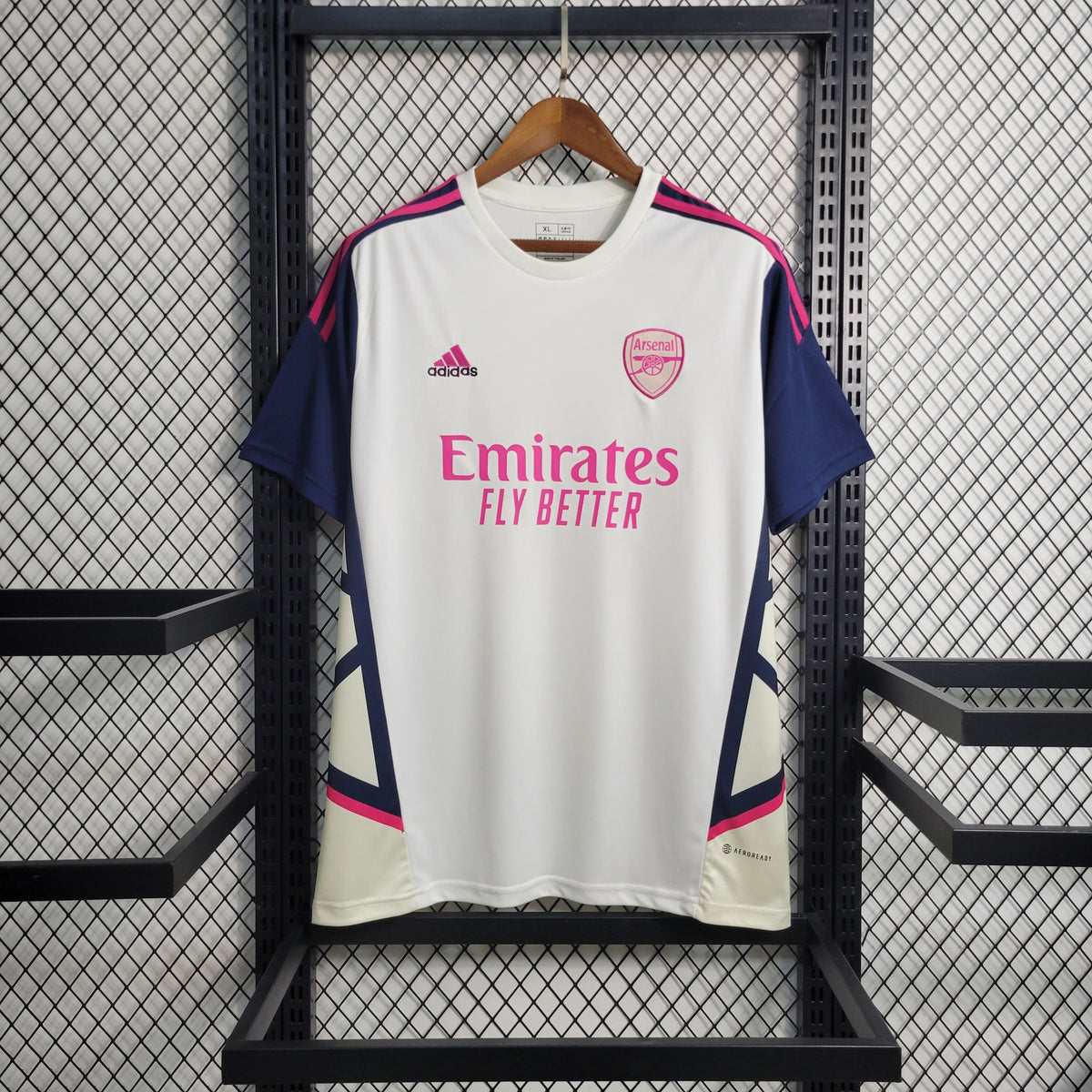 Camisa Arsenal Treino Branco 23/24 - Adidas Torcedor Masculina - Lançamento - JM sports
