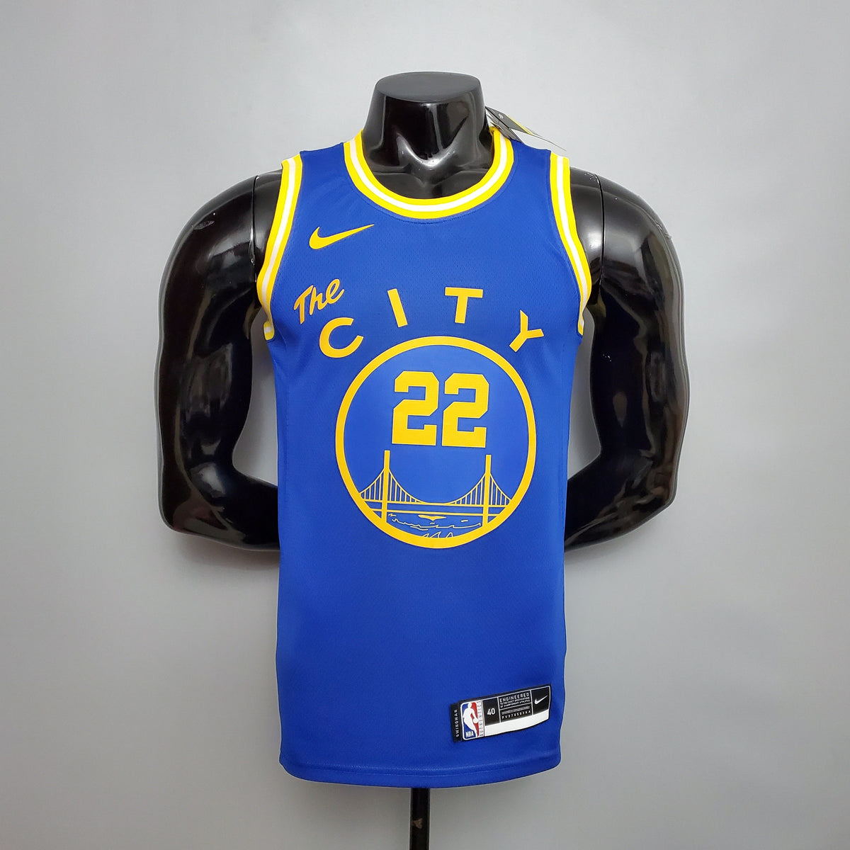 Camisa NBA Golden State Warriors #22 Wiggins - Train Blue - JM sports