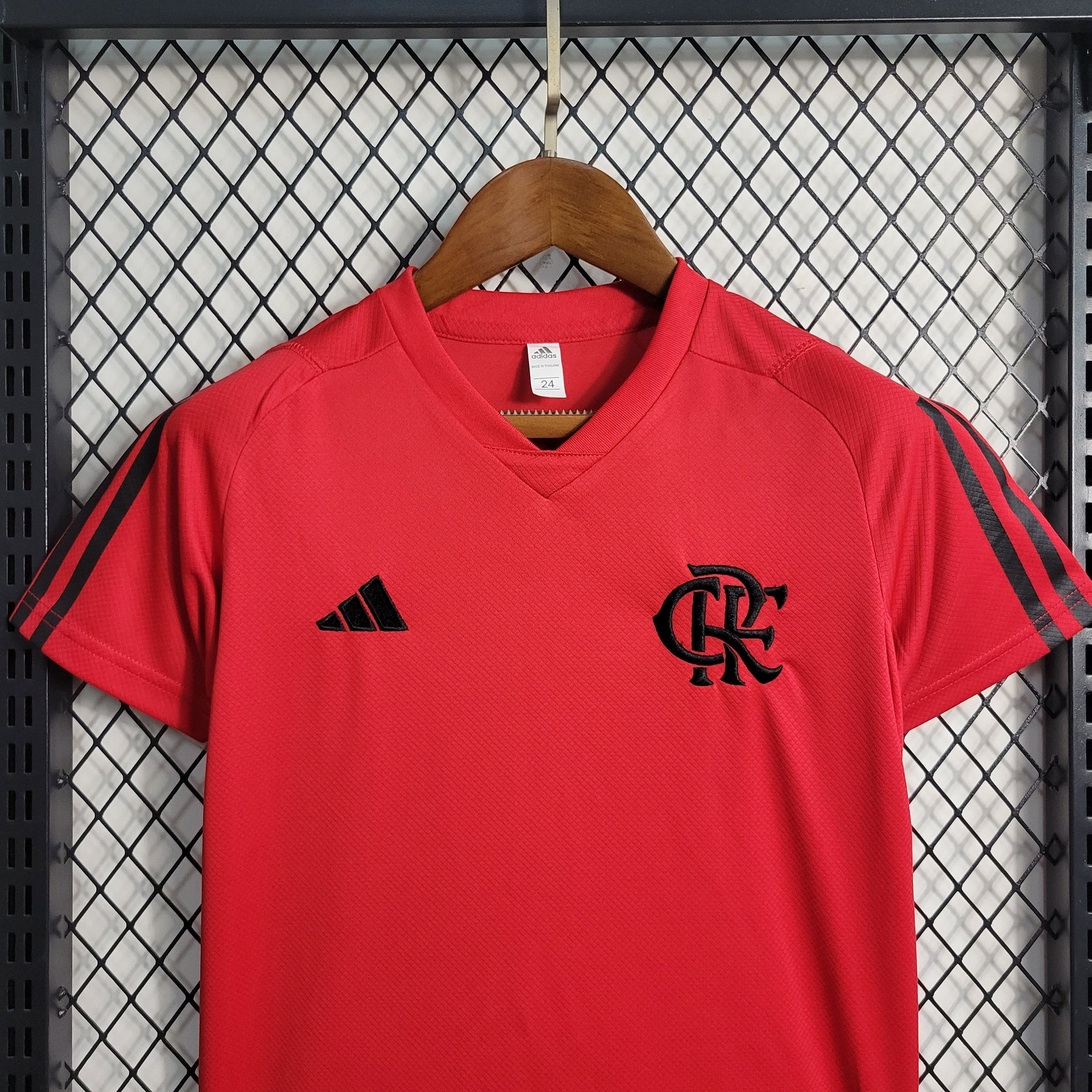 Kit Infantil Flamengo Treino 23/24 - Vermelho - JM sports