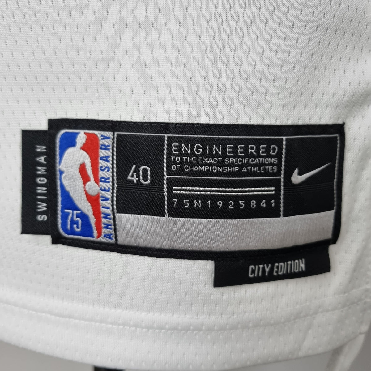 Camisa NBA NY Knicks #9 Barret - 75° Aniversário White - JM sports