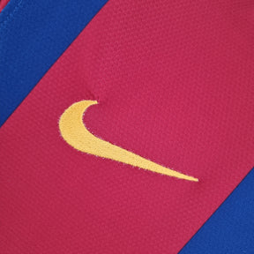 CAMISA RETRÔ BARCELONA HOME MANGA LONGA 10/11