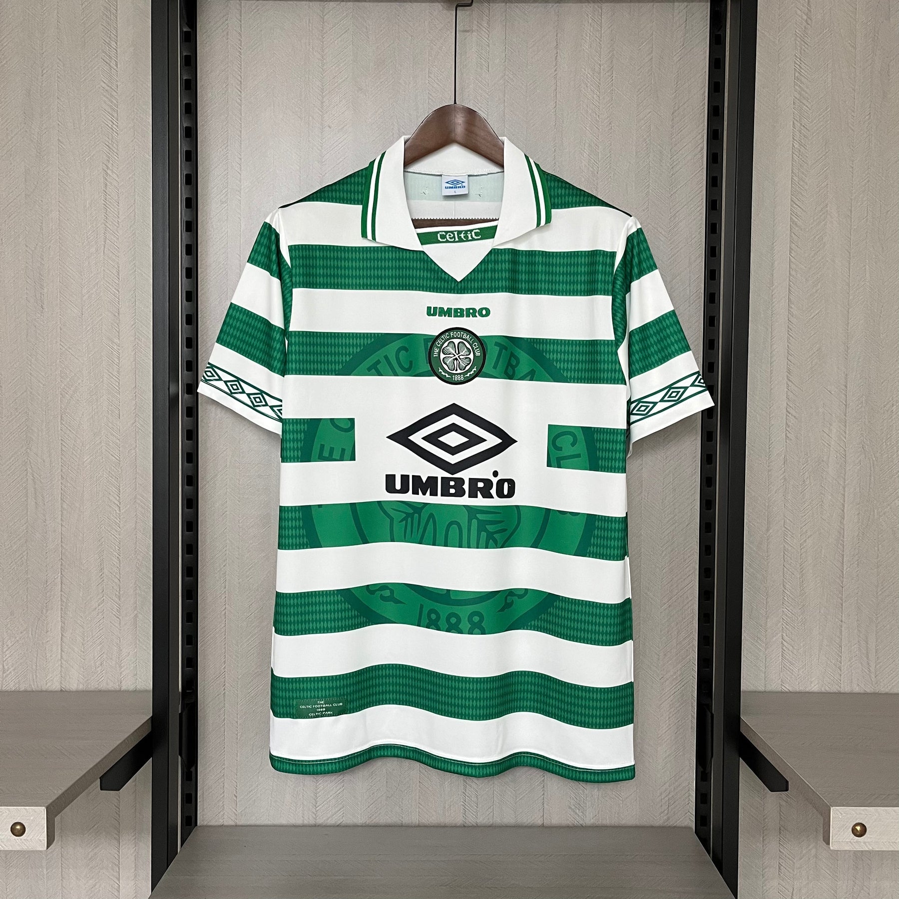 CAMISA RETRÔ CELTIC HOME 98/99