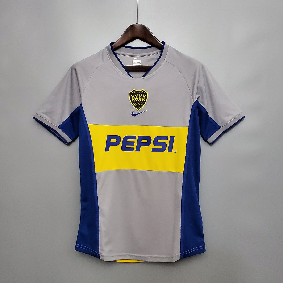 CAMISA BOCA JUNIORS RETRÔ AWAY 01/02