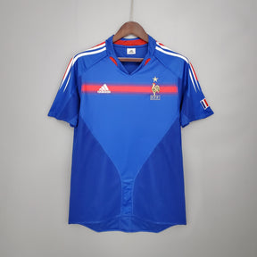 CAMISA RETRÔ FRANÇA HOME 2004